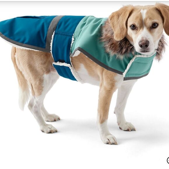 Land’s End expedition fur double fleece lined coat Various water resistant Small - Picture 1 of 15